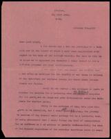Planned lecturing tour to USA 1939.