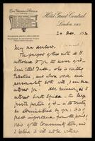 Letter of introduction for Ethel Judes.
