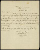 Letter from the Theological Seminary, Stellenbosch.