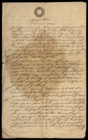 Marriage documents for Alexander Herzel Hoffmann and Grazietta Venezian.