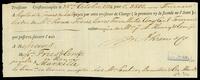 Cheques and money transfers from Constantinople.