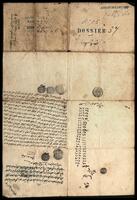 Ownership certificate for the property of Luledj Khani in Waqf Ali Aga, belonging to Abraham Camondo.