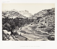 Jerusalem, from the Well of En-Rogel