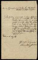 Letter from Salomon Ullman to the royal commissioner in Szeged.