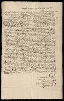 Engagement contract.
