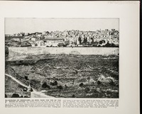 Panorama of Jerusalem--As seen from the top of the Mount of Olives