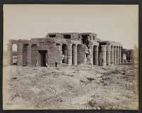 Thebes General view of the Memnonium from the West.