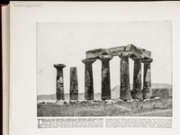 Temple at Old Corinth--Temple of Neptune, the only ruin standing of the once beautiful city of Corinth