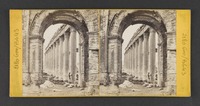 Palmyra--Colonnade shown through the East End of the Triumphal Arch