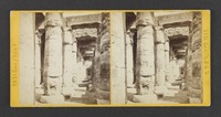 Egypt--Abydus. Colonnade in the Great Hall of the Great Temple of Abydus