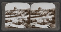 The "Dome of the Rock," where the Temple Altar stood, Mt. Moriah, Jerusalem, Palestine