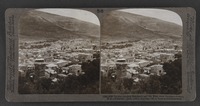 Nablus (ancient Shechem) and Mt. Ebal, from Gerizim--looking N.E.--Palestine (Josh. xxiv)