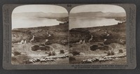 Traditional Bethsaida S.W. to Sea of Galilee and Mt. of Beatitudes, Palestine