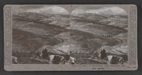 Bird's-eye view of Bethlehem, with vineyards and olive groves
