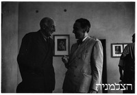 המנצח ב. מולינרי עם מר לברטוב.