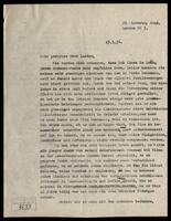 Yahuda to Landau, Jacob, in regard to Aron Hermoni.