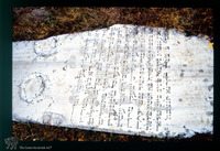 Photograph of: Tomb of Sara Daughter of Salomon, Jewish Cemetery in Karnobat.