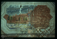 Photograph of: Kupa Synagogue in Kraków - Ceiling - Holy places : Wall painting.