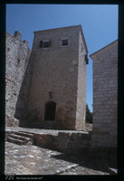Photograph of: Place of imprisonment of Sabbetai Tzvi - Balšića kula (Tower) in Ulcinj : Upper two floors of the medieval tower were the abode of Sabbetai Tzvi.