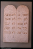 Photograph of: Marble Tablets of the Law.