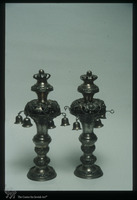 Photograph of: Rimonim.