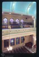 Photograph of: Monasterioton Synagogue in Thessaloniki (Salonika) - Interior : Women Section, View towards the West.