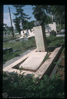 Photograph of: New Jewish cemetery in Skopje : Tombstones.