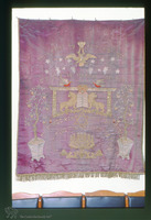 Photograph of: Parokhet (Torah Ark Curtain), Moldavia, 1900-1925.