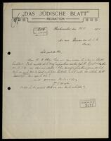 Weill, Ernest, correspondence in regard to 1911 elections.