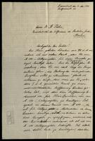 Yellin, Eliezer, correspondence with Hilfsverein.