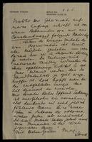 Struck, Hermann, correspondence with Yahuda in regard to AIU and DCG.