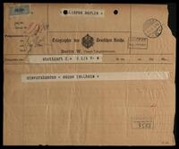 Fellheim, Eugen, to DCG.
