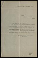 Correspondence in regard to "peace commission" between the AIU central committee and the German committee.