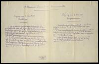 Correspondence between AIU Paris and DCG in regard to elections, May 1911, pt. 1.
