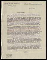 Correspondence AIU and DCG 1910.