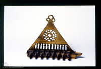 Photograph of: Hanukkah lamp.