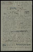 Correspondence of Sassoon family in regard to the dispute with Antébi: Charles Nissim.