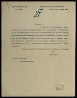 Copies of correspondence between AIU school in Constantinople and Alliance.