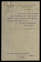Elmaleh, Amram, Correspondence on Jewish community in Fes, Morocco.