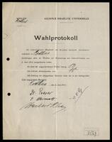 Election protocols, Cottbus.