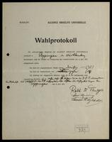 Election protocols, Göppingen.