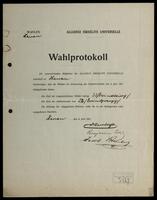Election protocols, Hanau.