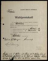 Election protocols, Krotoschin - Krotoszyn.