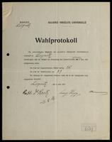 Election protocols, Liegnitz - Legnica.