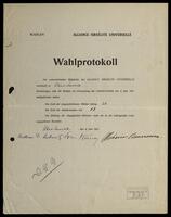 Election protocols, Schneidemühl - Piła.
