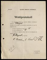 Election protocols, Preussisch Stargard - Starogard Gdański.