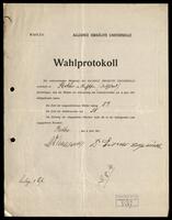 Election protocols, Ratibor - Racibórz.