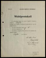 Election protocols, Prenzlau.