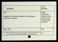 Mitgliederliste.
