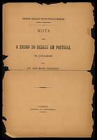 Publication about the Hebrew language usage in Portugal on the present day.